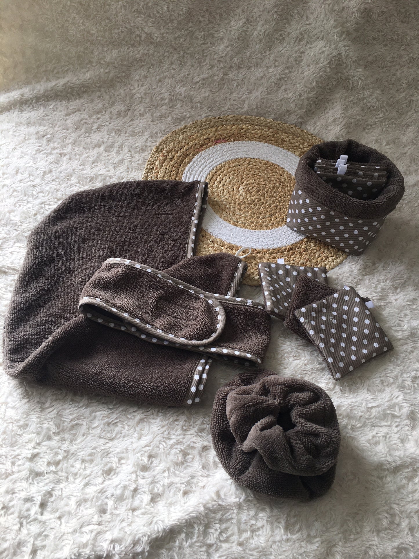 Serviette de bain microfibre cheveux