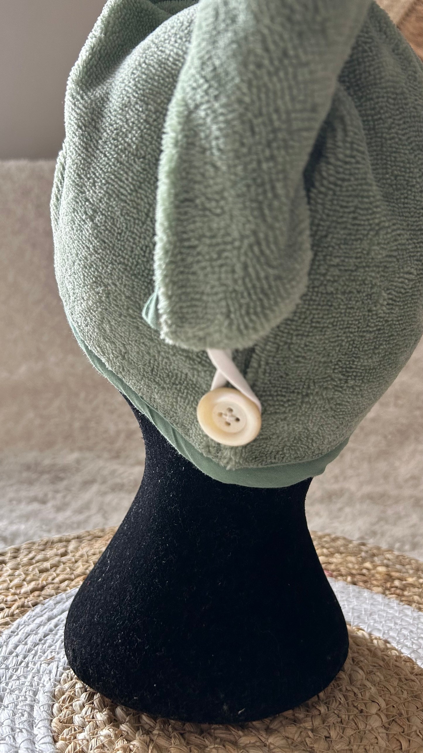 Serviette de bain microfibre cheveux