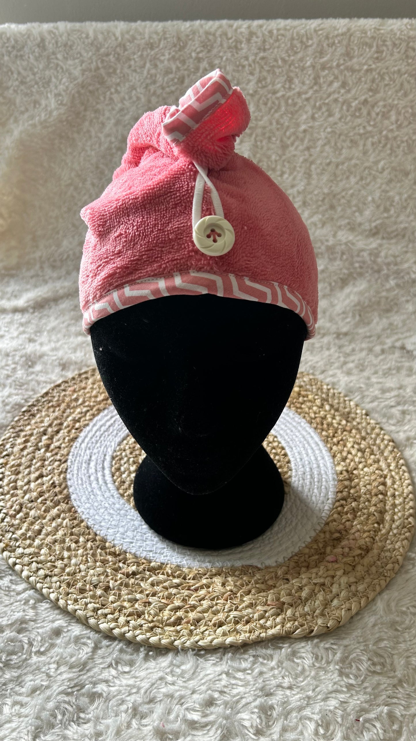 Serviette de bain microfibre cheveux