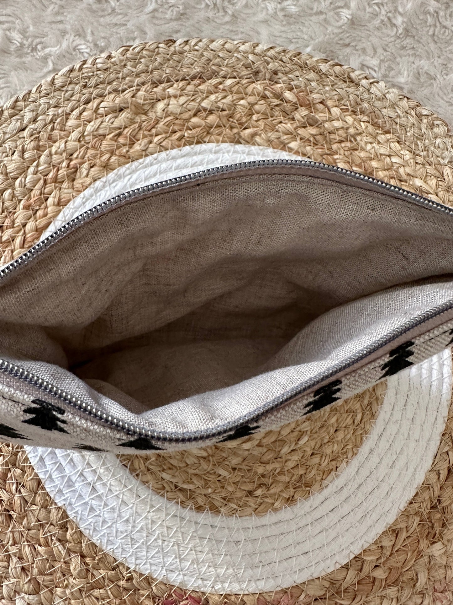 Lingettes lavables et réutilisables + panière