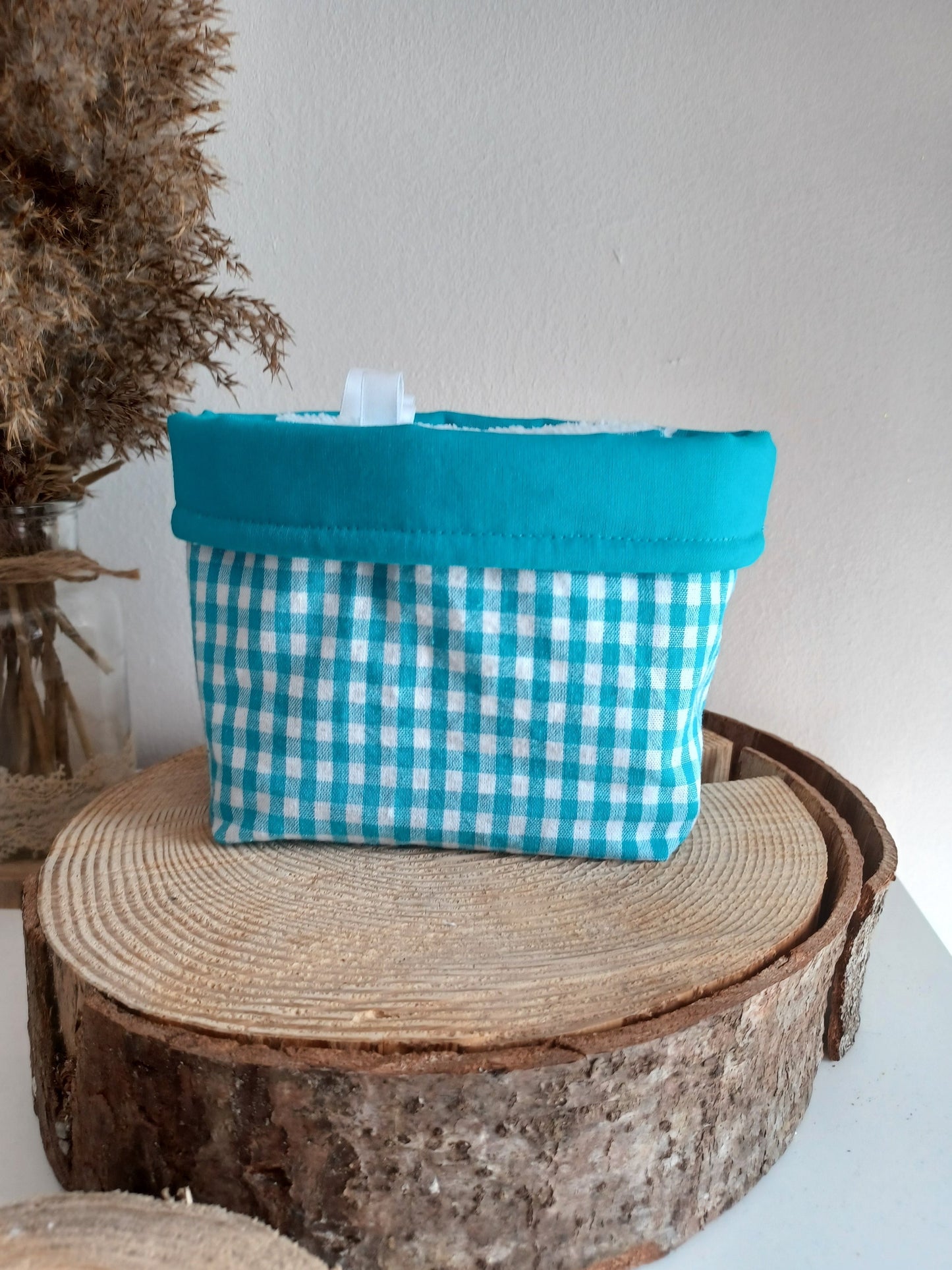 Lingettes lavables et réutilisables + panière