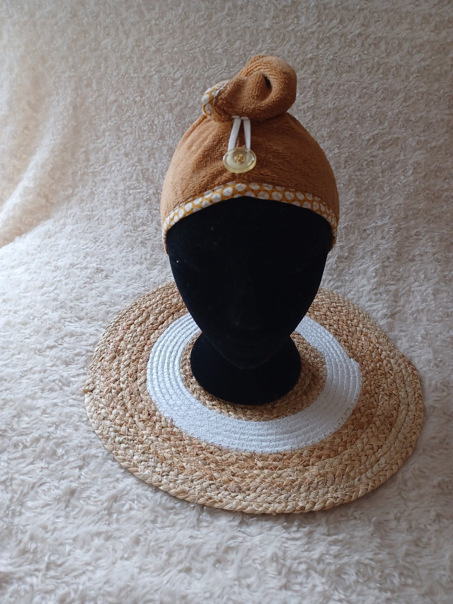 Serviette de bain microfibre cheveux