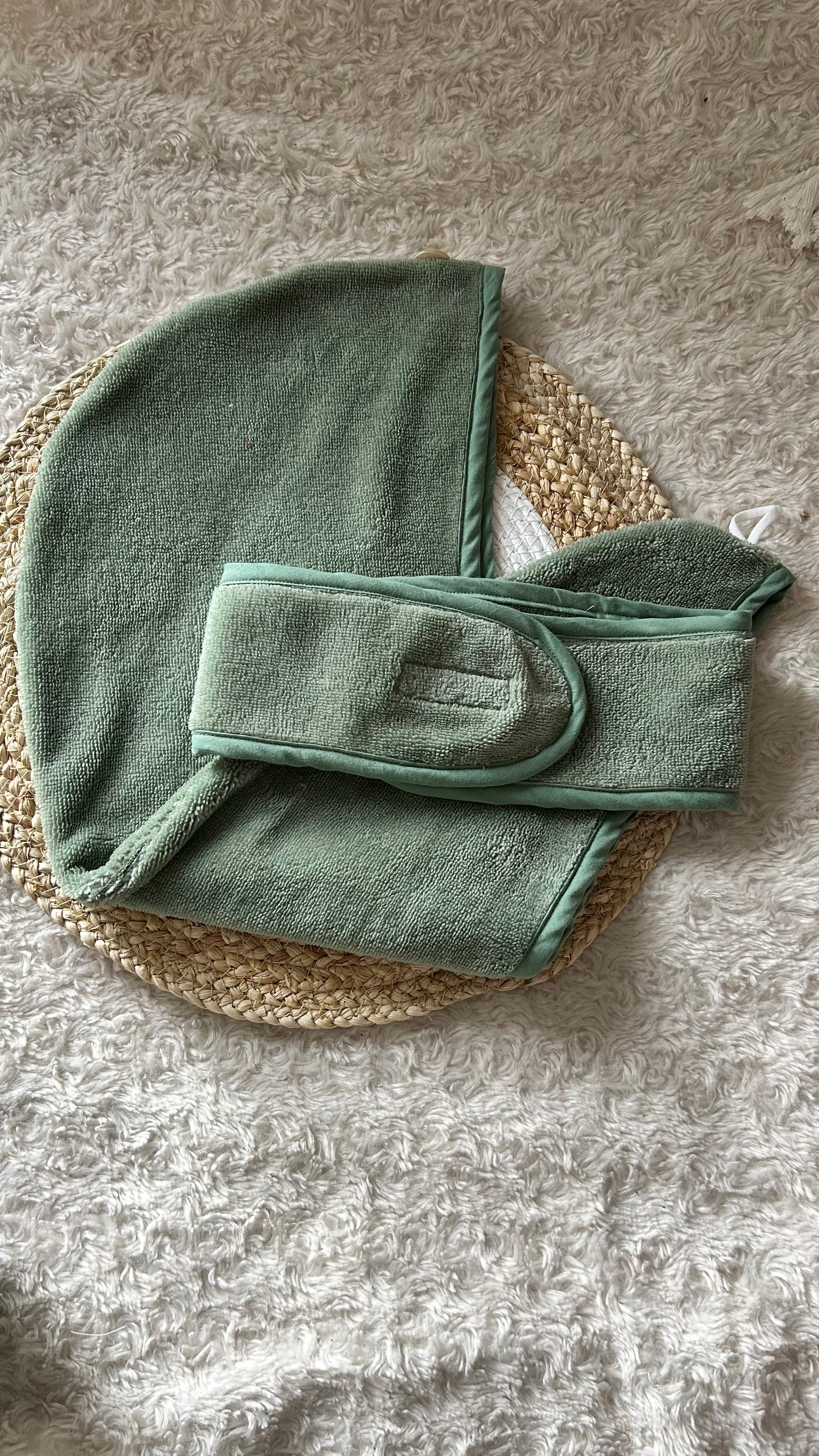 Serviette de bain microfibre cheveux