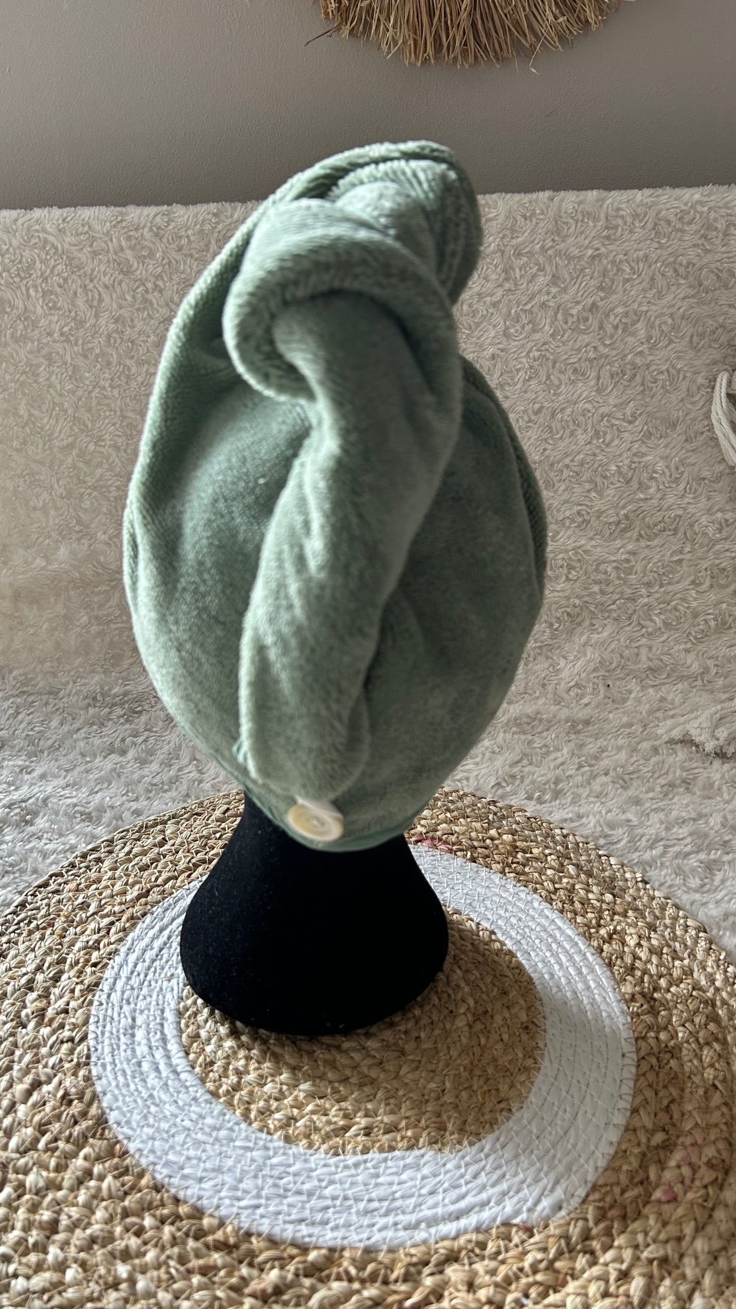 Serviette de bain microfibre cheveux