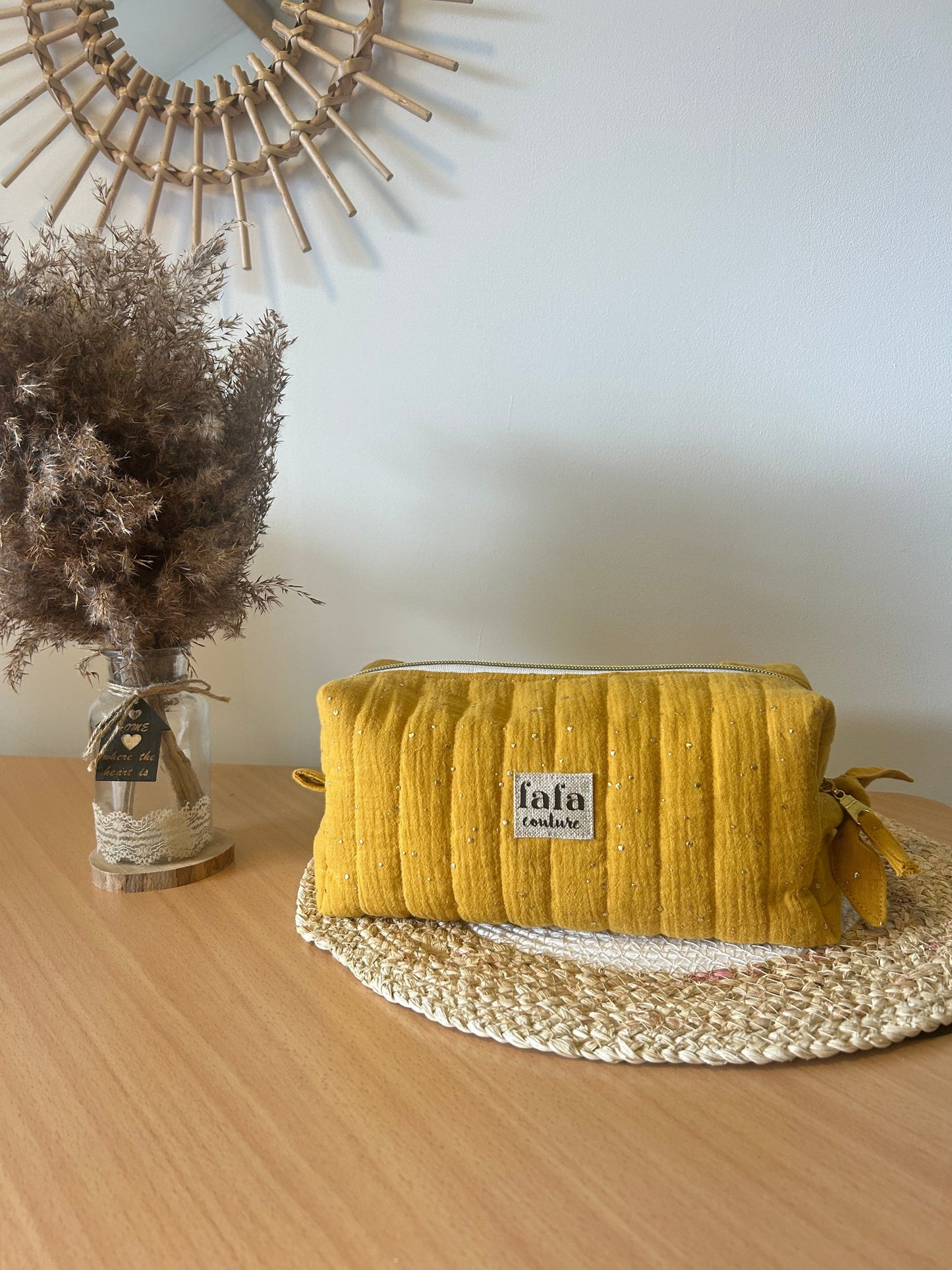 Grande trousse matelassée