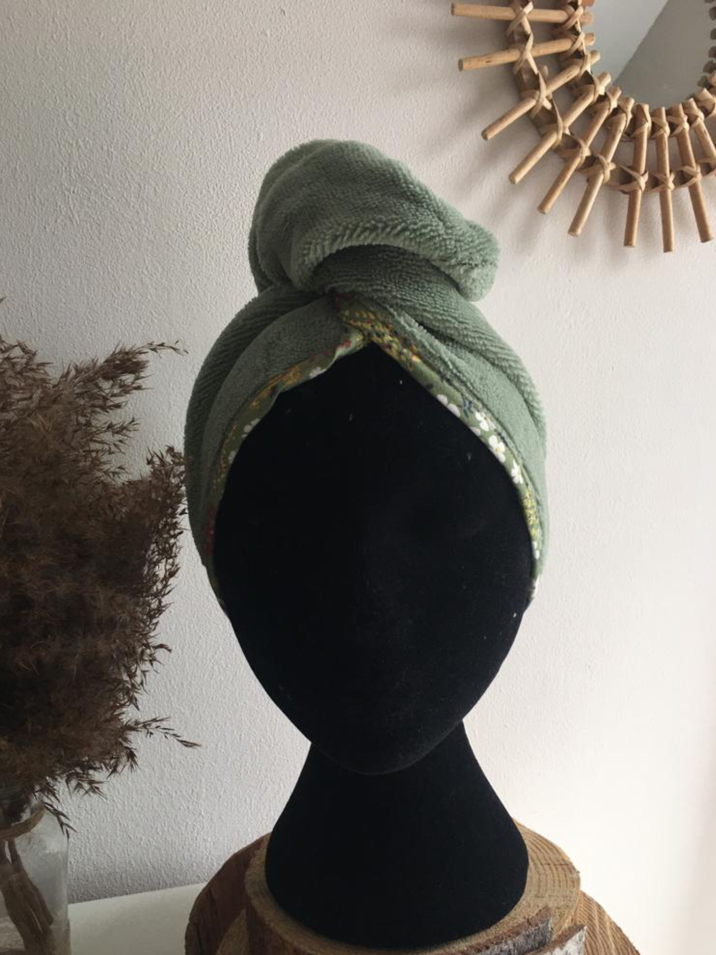 Serviette de bain microfibre cheveux